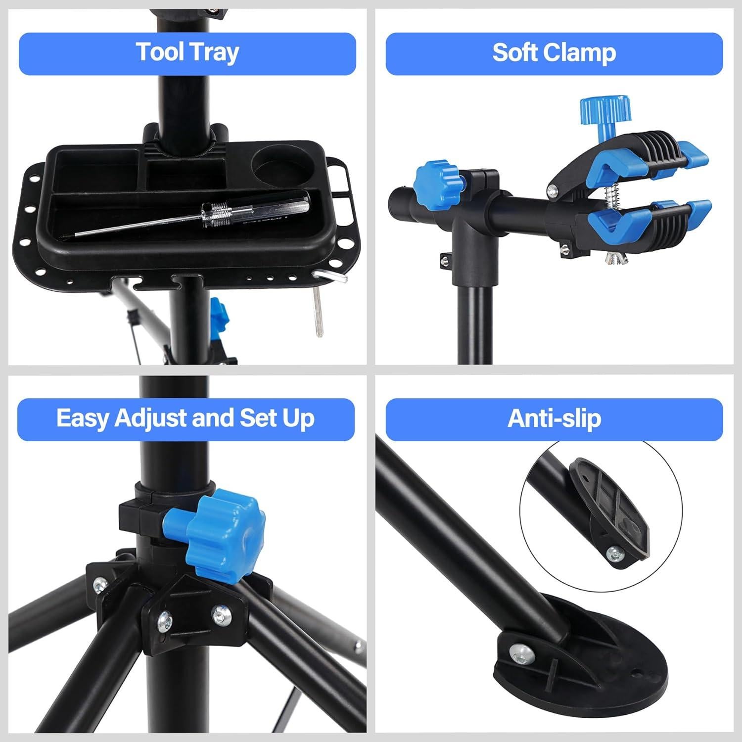 Soporte de Reparación de Bicicletas ZENY Ajustable 30 kg