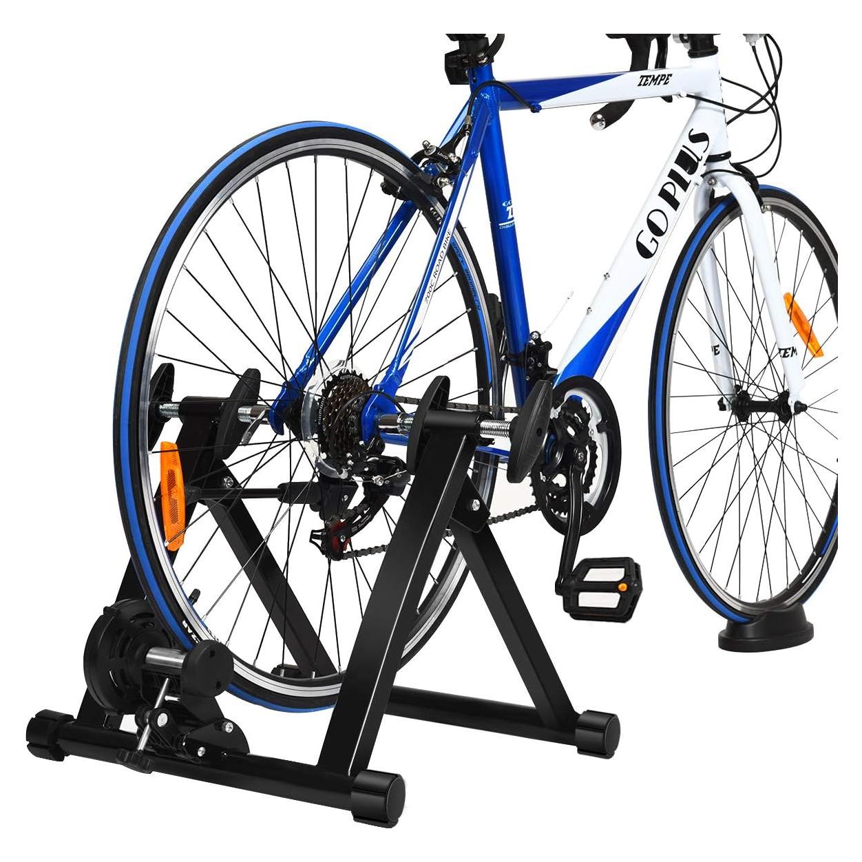 Entrenador de Bicicleta Goplus Plegable Magnético 26-28"