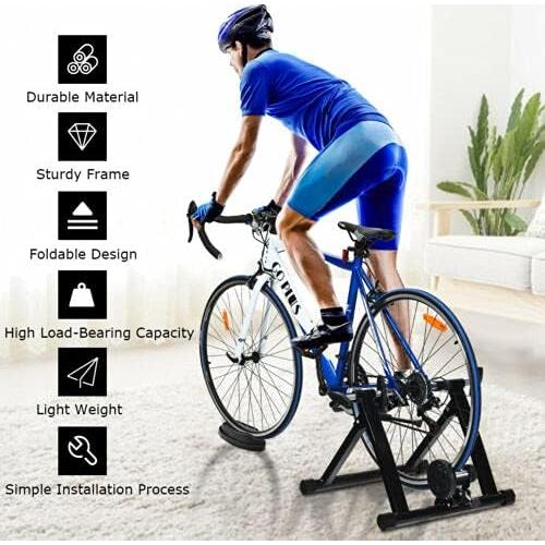 Entrenador de Bicicleta Goplus Plegable Magnético 26-28"