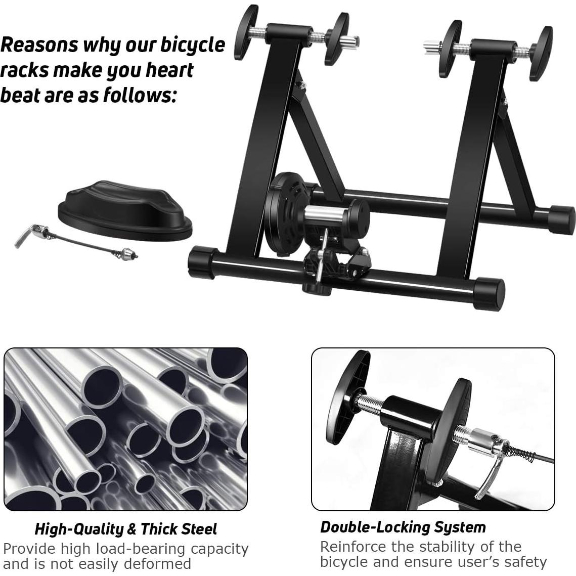 Entrenador de Bicicleta Goplus Plegable Magnético 26-28"