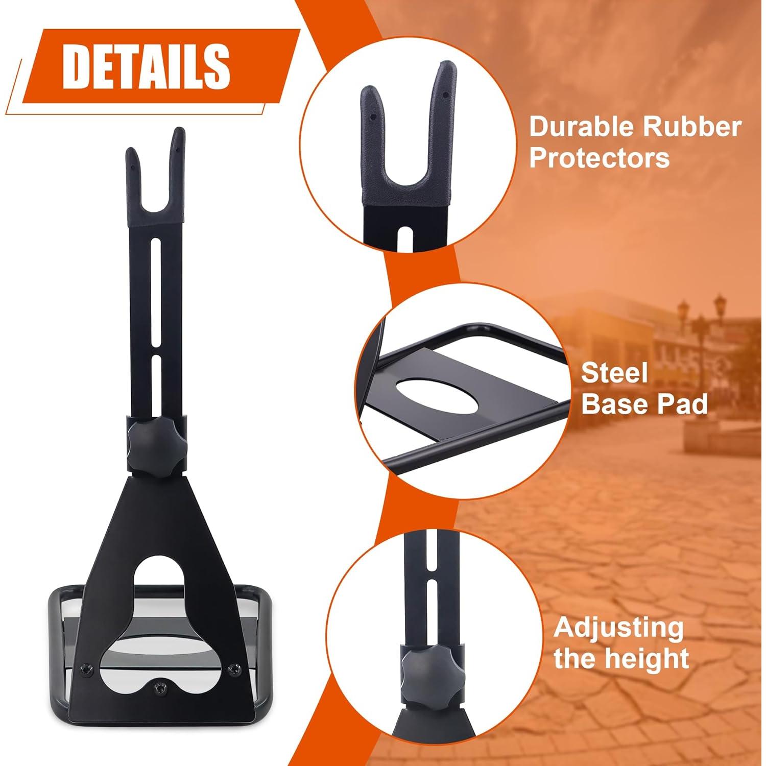 Soporte de Bicicleta WEEROCK Ajustable Montaje en Eje 20-29"