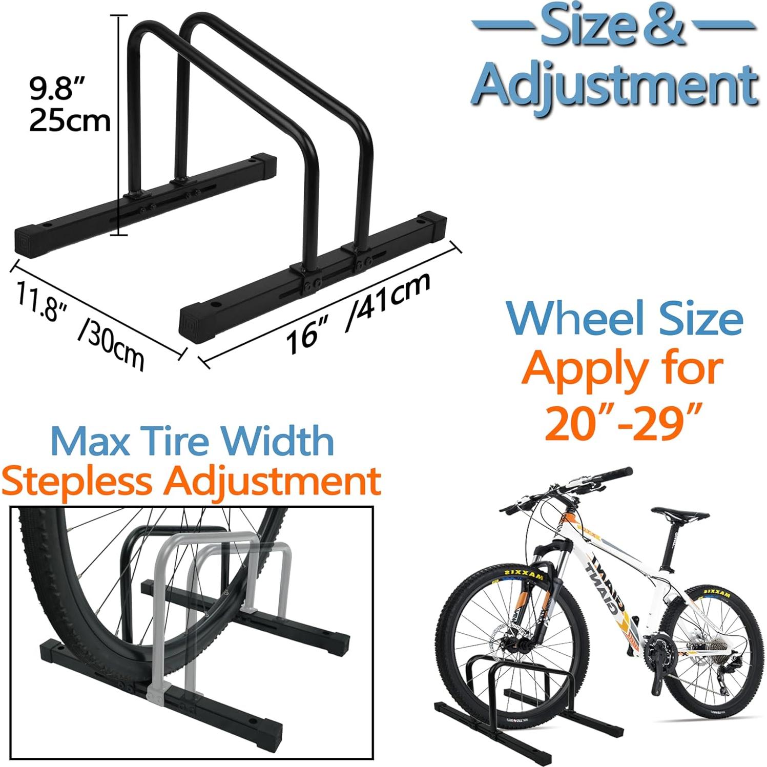 Soporte de Bicicleta YYDS Ajustable para MTB y Carretera 20-29"