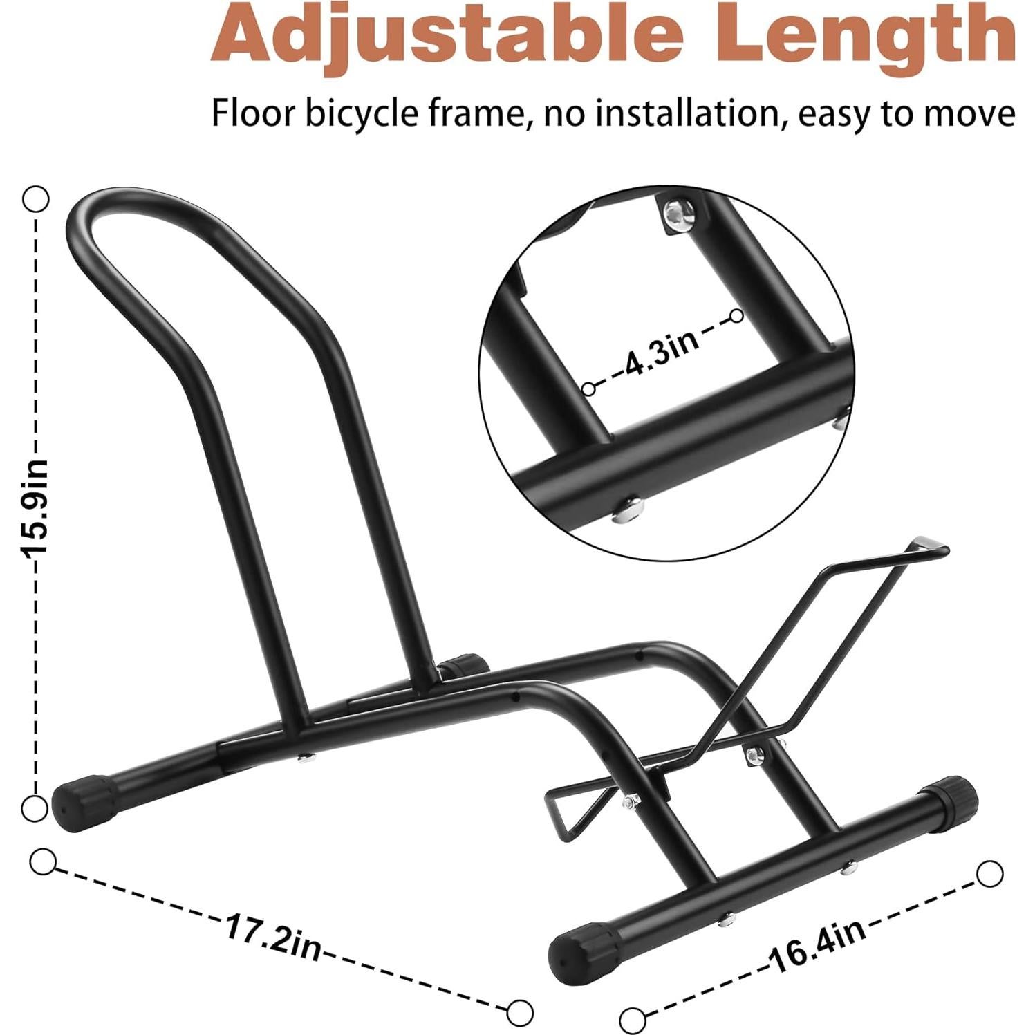 Soporte de Bicicleta de Suelo SHIAO para Ruedas 16-29"