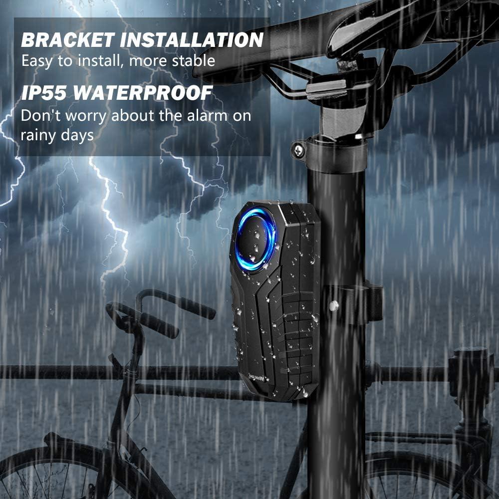 Alarma Antirrobo WSDCAM para Bicicleta 113dB Impermeable