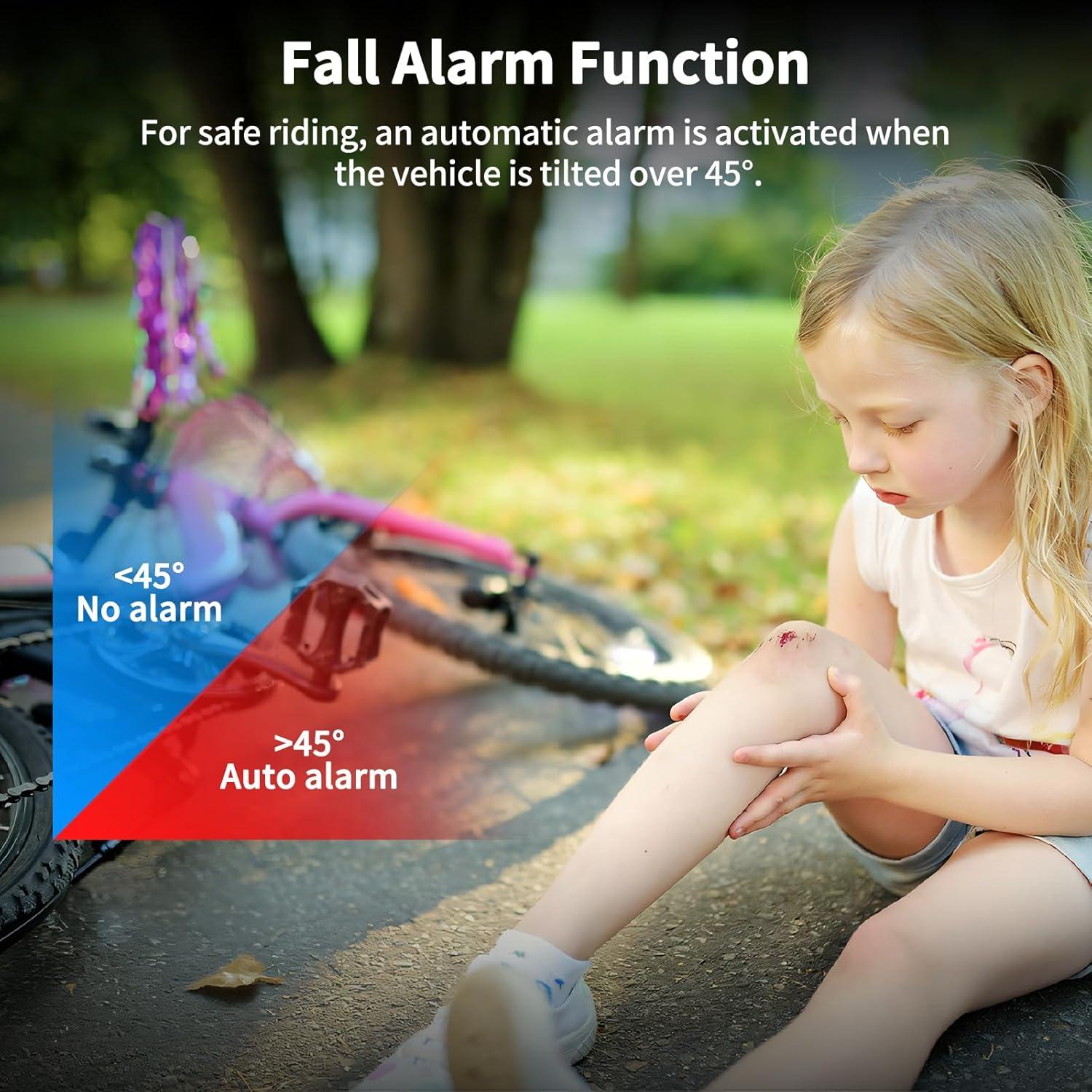 Alarma Inalámbrica para Bicicleta WSDCAM 113dB Recargable IP65