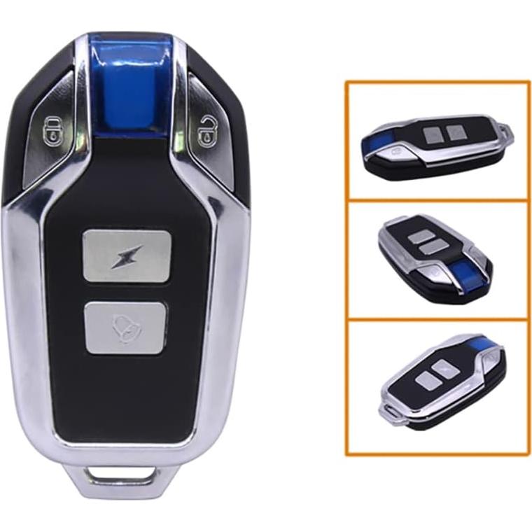 Candado de Alarma Antirrobo Mengshen para Bicicleta Azul