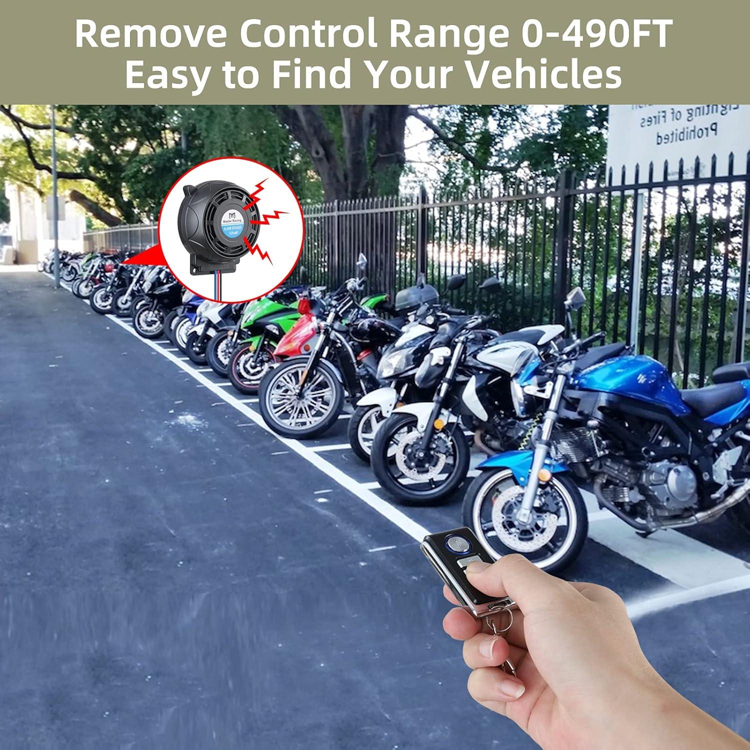 Sistema de Alarma para Motocicleta Rupse LARA08-A 125dB