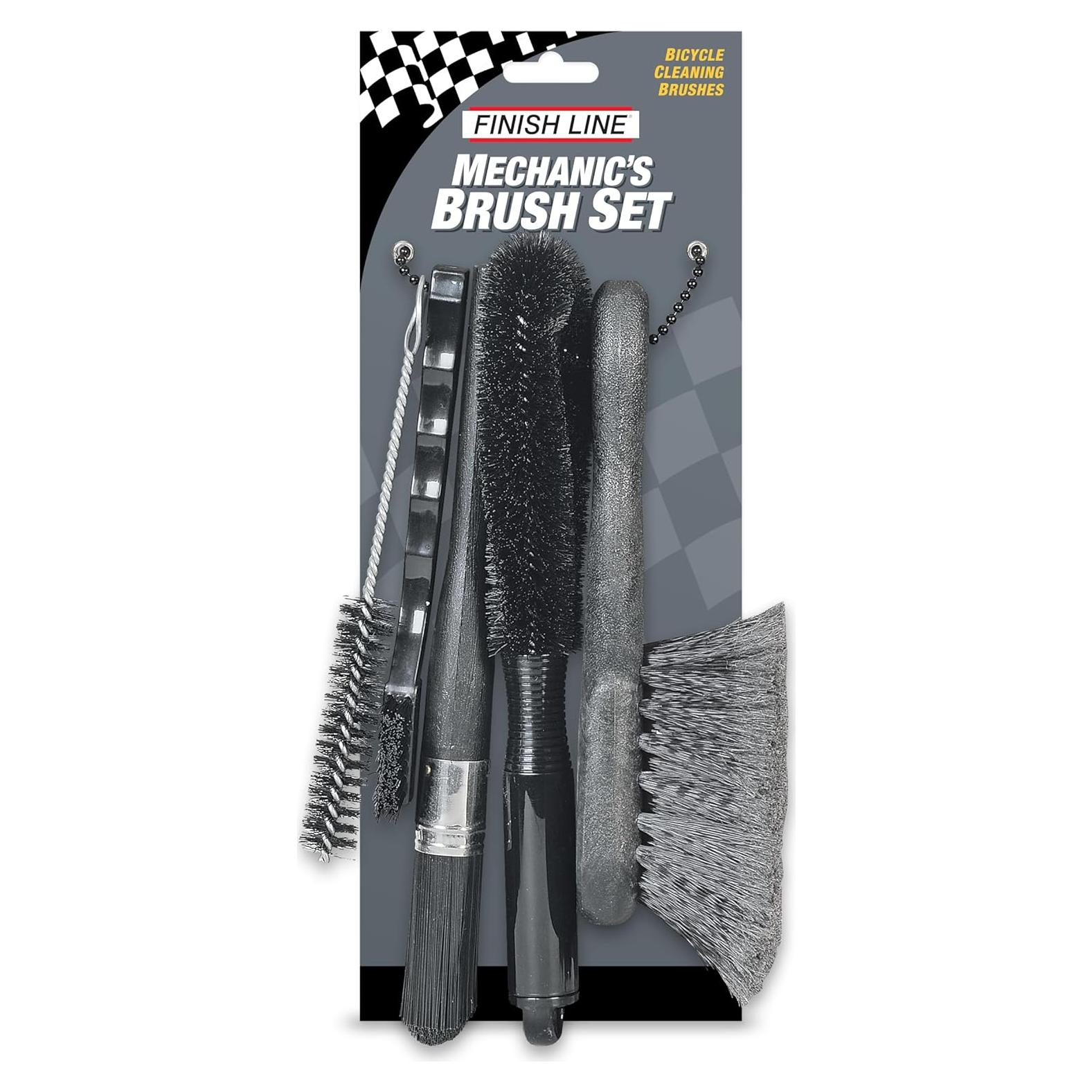 Juego de Cepillos Finish Line Easy-Pro 5 Piezas para Bicicletas