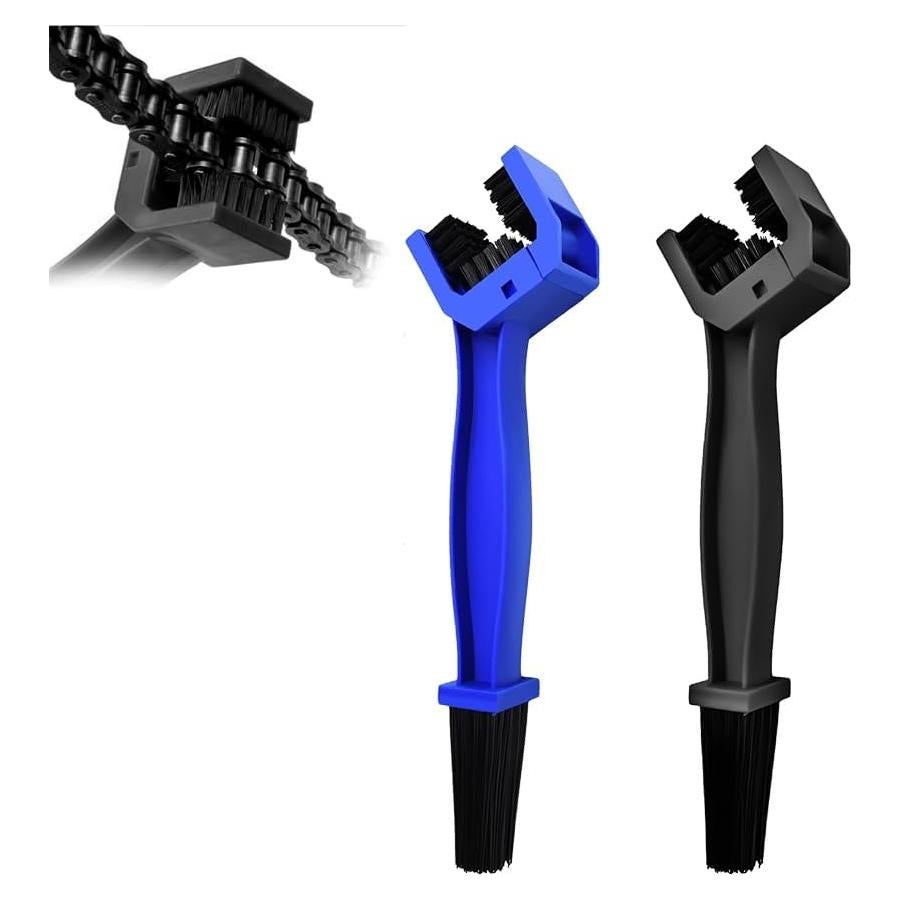 2 Cepillos Limpiadores de Cadena QUANFULTEC para Bicicleta y Motocicleta