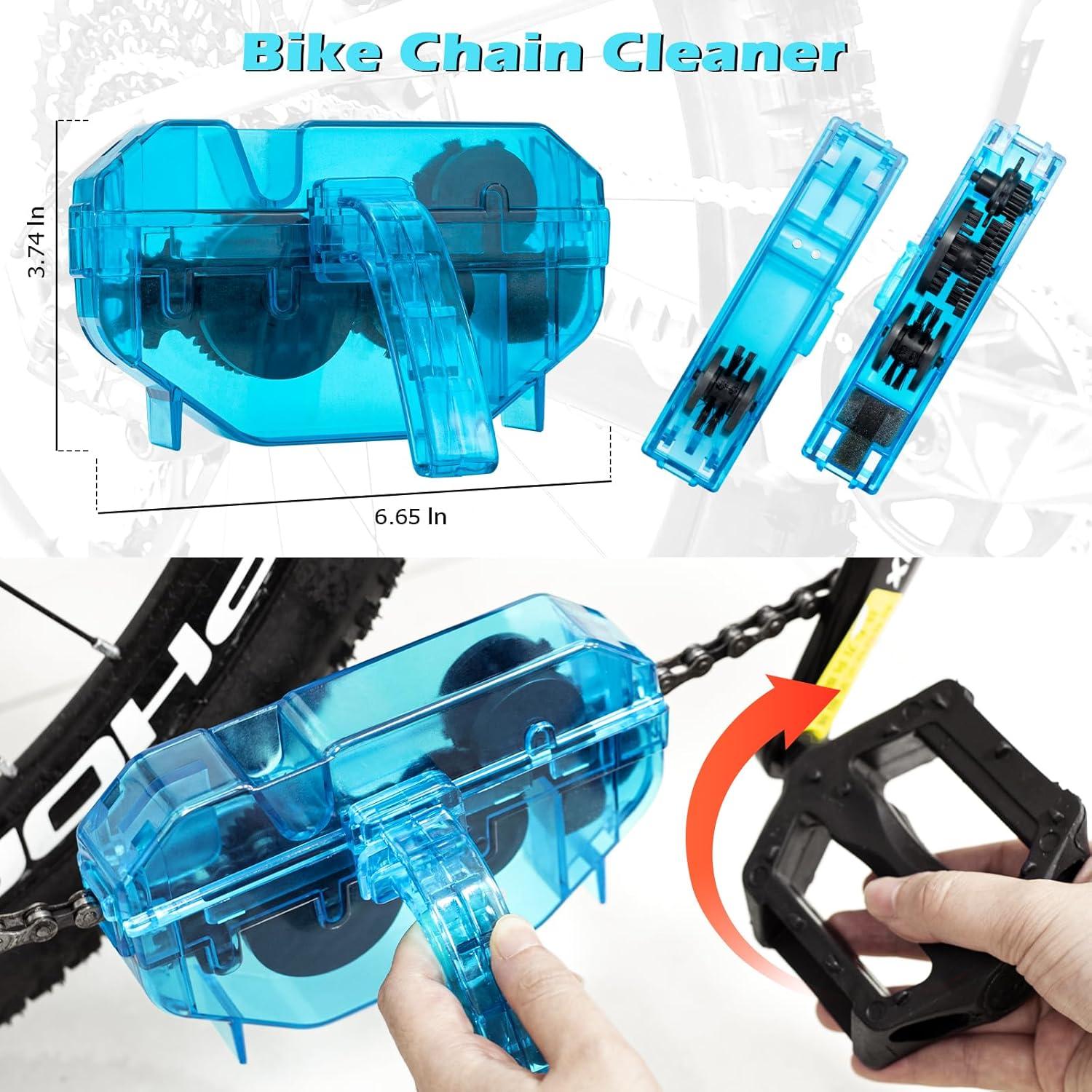 Kit de Limpieza de Bicicleta Focopot 12 Piezas - Limpiador, Lubricante y Cepillos