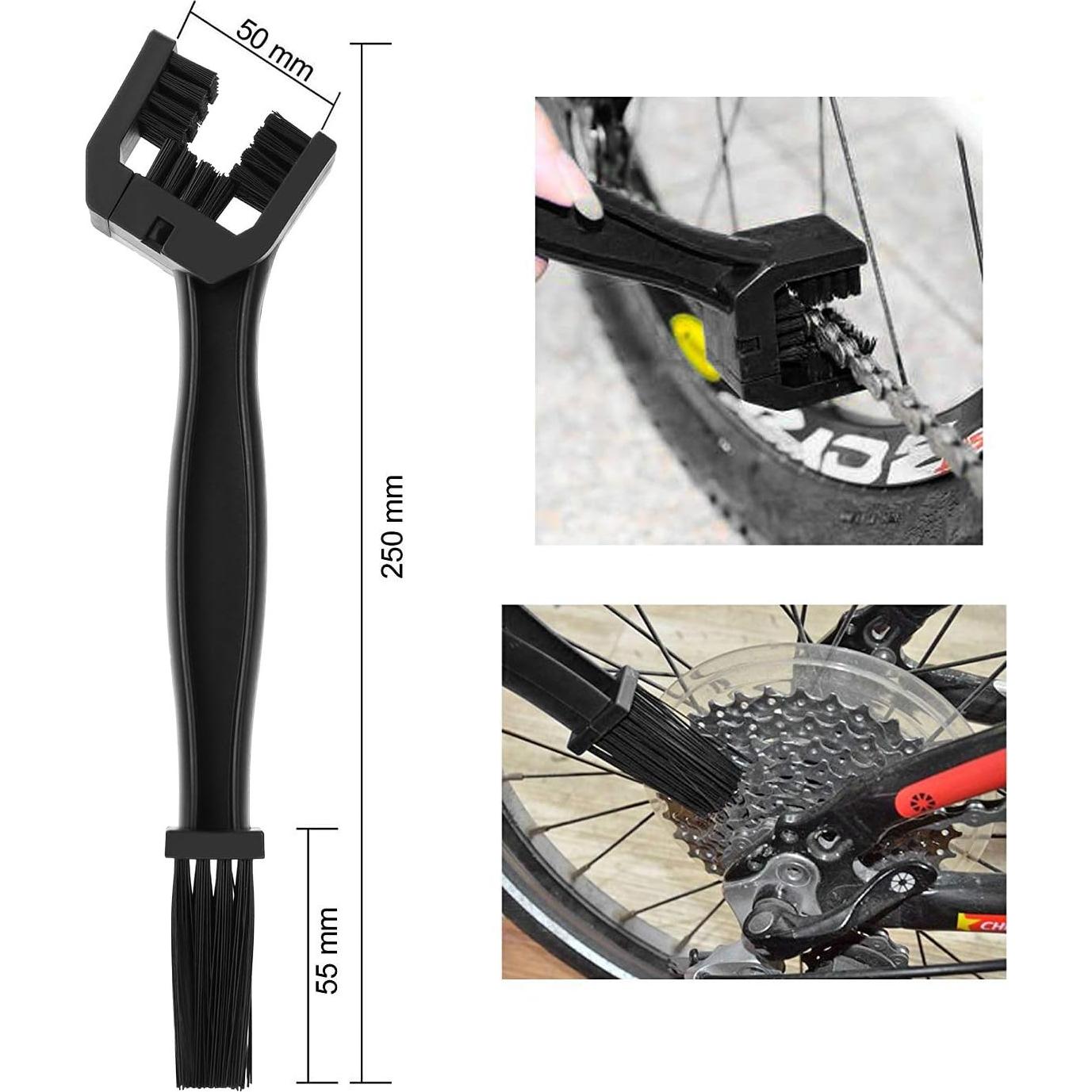 Kit de Limpieza de Bicicleta QKURT 9 Piezas - Cepillos y Accesorios