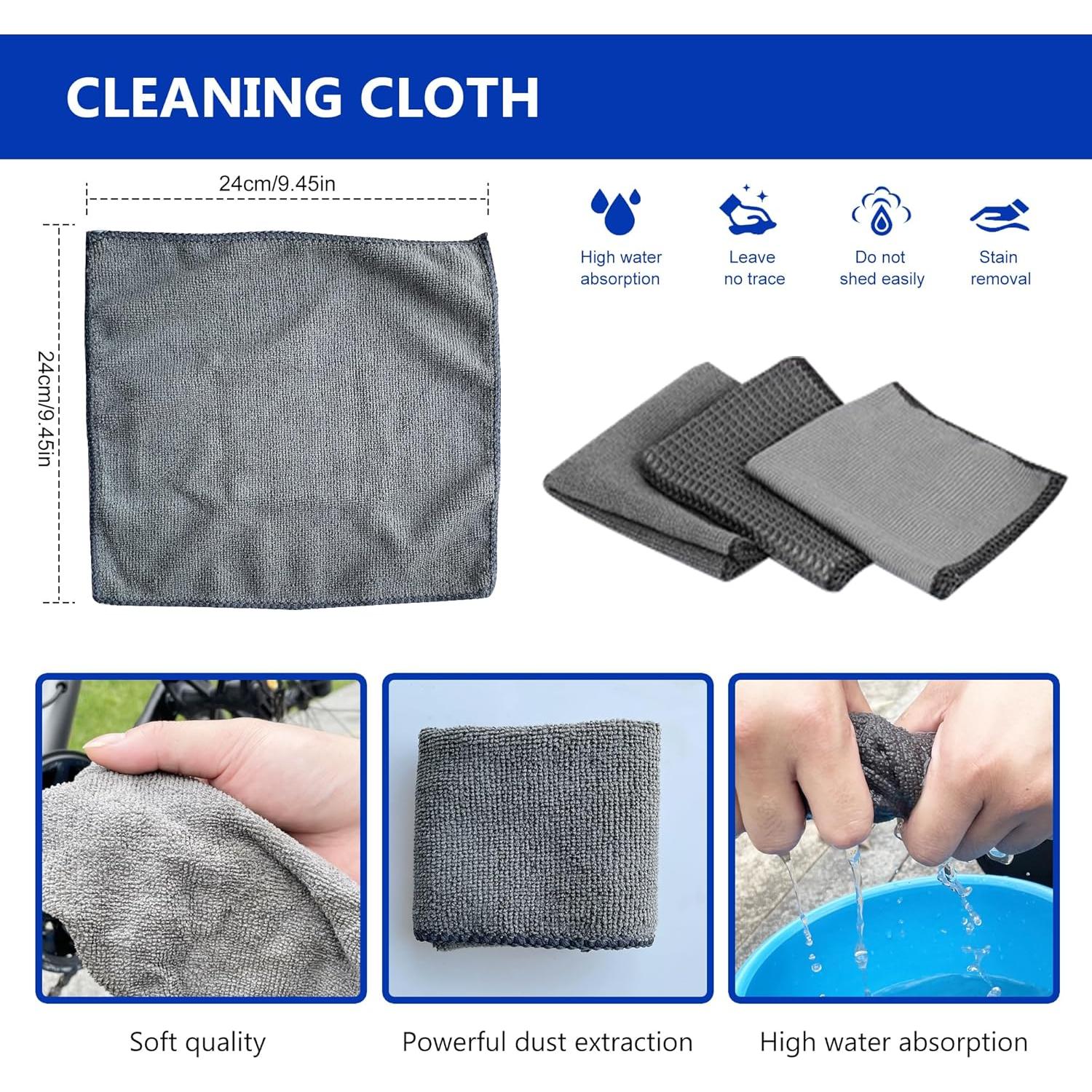 Juego de Cepillos de Limpieza de Bicicleta YIMAX - 7 Piezas