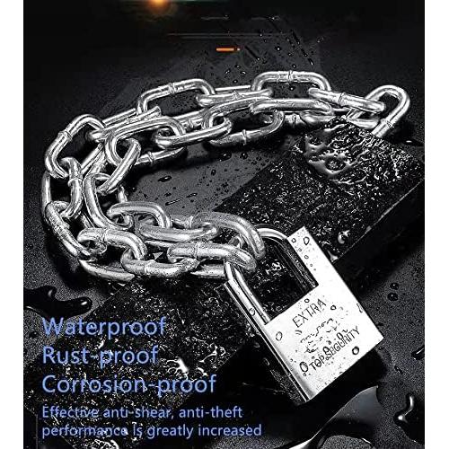 Candado de Cadena de Seguridad Genérico 50cm Acero Endurecido