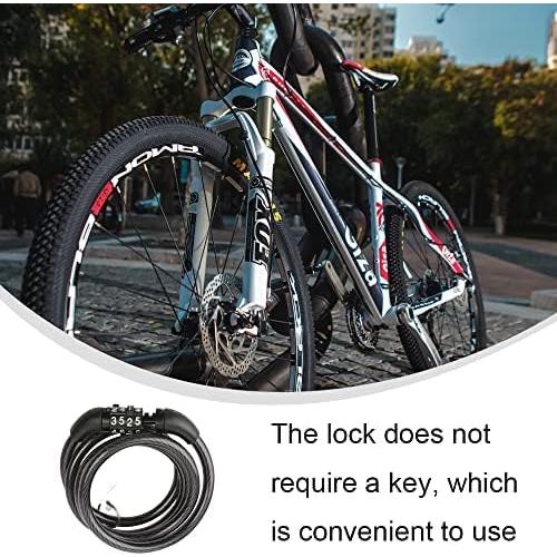 Candado de Combinación YEEKIDAIJ 0.17 kg para Bicicleta y Motocicleta