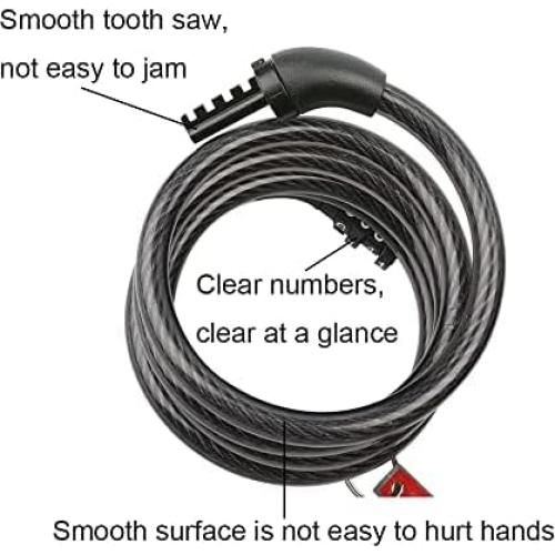 Candado de Combinación YEEKIDAIJ 0.17 kg para Bicicleta y Motocicleta