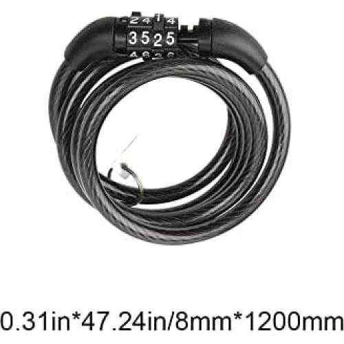 Candado de Combinación YEEKIDAIJ 0.17 kg para Bicicleta y Motocicleta