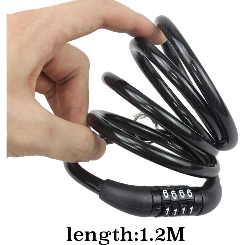 Candado de Cable Seway 1.2m x 8mm para Scooter M365