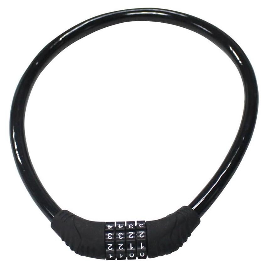 Candado de Bicicleta Sanwo SG0086BK Combinación 4 Dígitos 0.6m