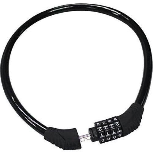 Candado de Bicicleta Sanwo SG0086BK Combinación 4 Dígitos 0.6m