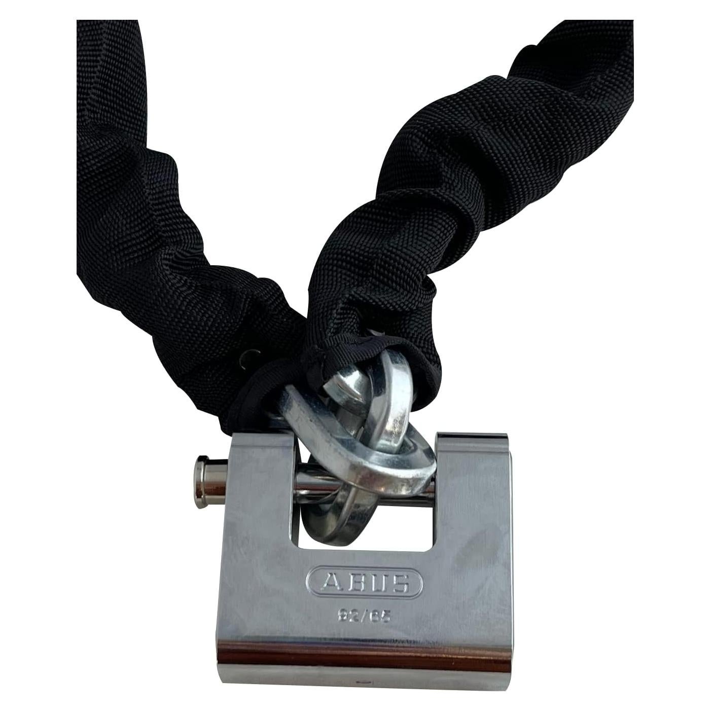 Cadena de Seguridad Cuadrada ABUS 8KS 1.83m x 0.79cm con Candado