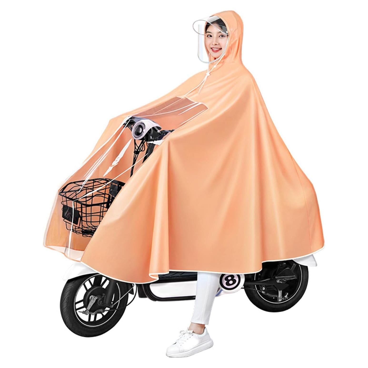 Poncho de Lluvia Impermeable HAOHIZE para Scooter y Bicicleta