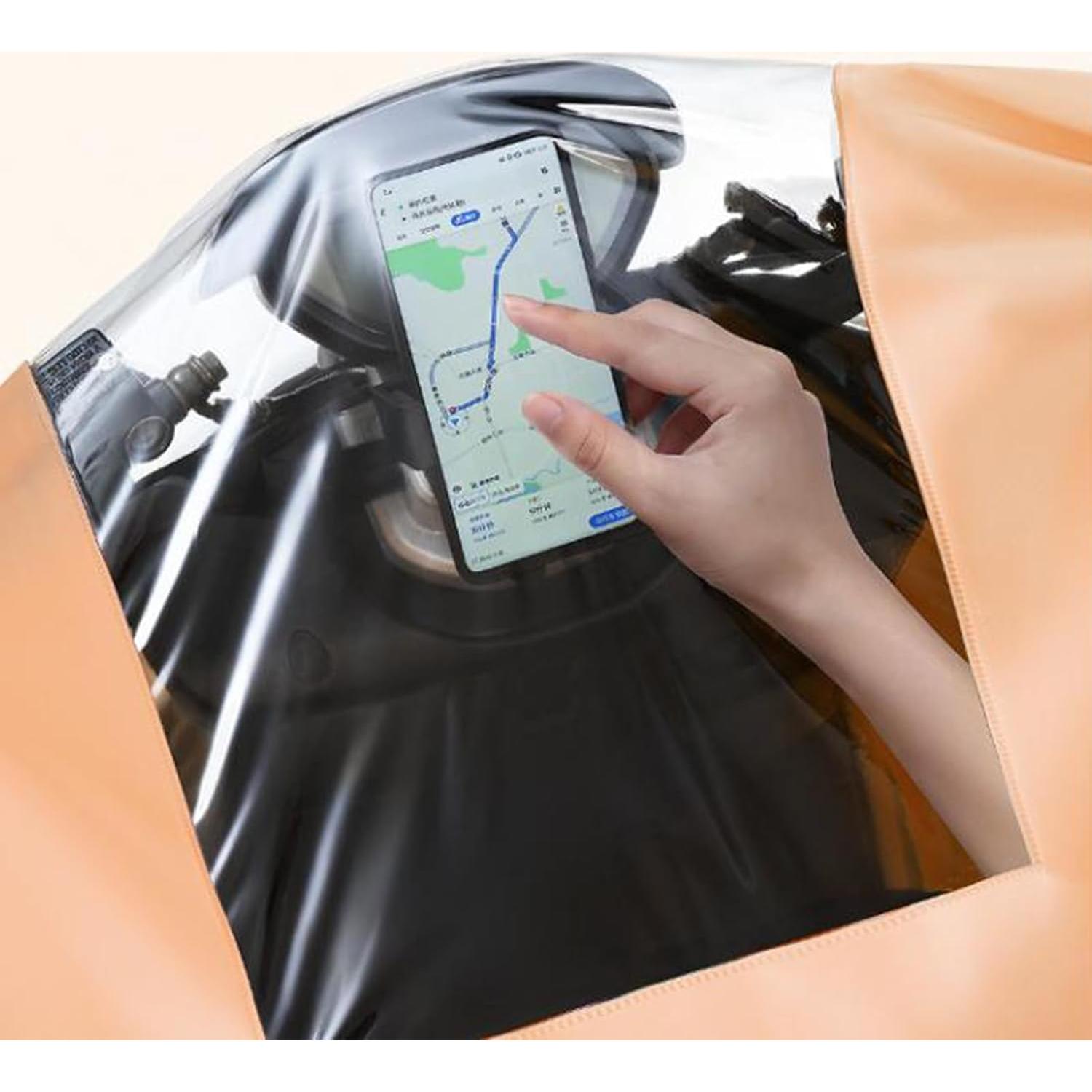 Poncho de Lluvia Impermeable HAOHIZE para Scooter y Bicicleta