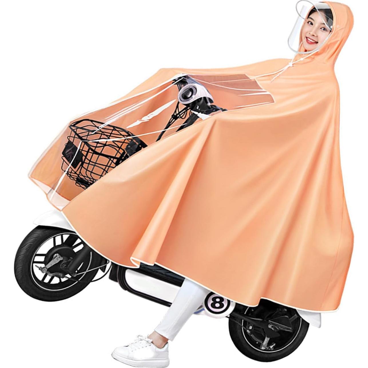 Poncho de Lluvia Impermeable HAOHIZE para Scooter y Bicicleta