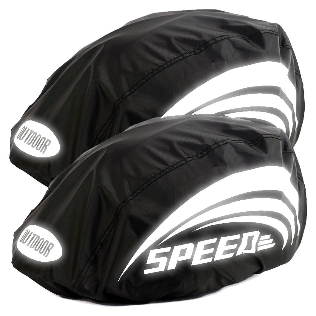 Paquete de 2 Fundas Impermeables para Casco de Bicicleta JSAHAH