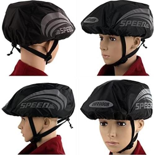 Paquete de 2 Fundas Impermeables para Casco de Bicicleta JSAHAH