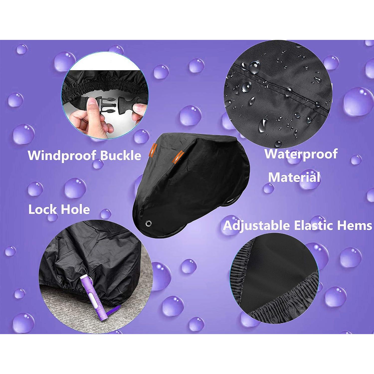 Funda Impermeable para Bicicleta Indeedbuy XL 1-2 Bicicletas