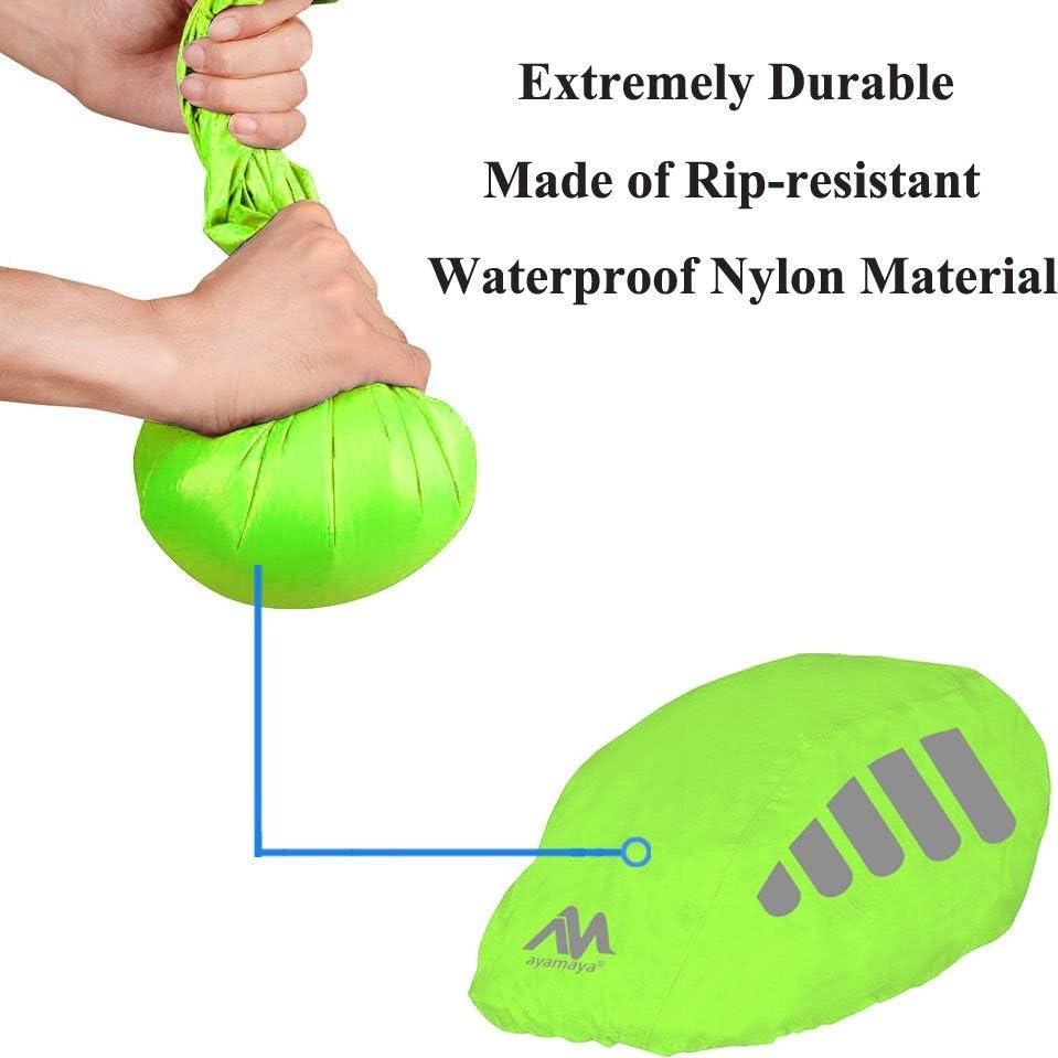 Cubierta Impermeable para Casco de Bicicleta AYAMAYA Mediana