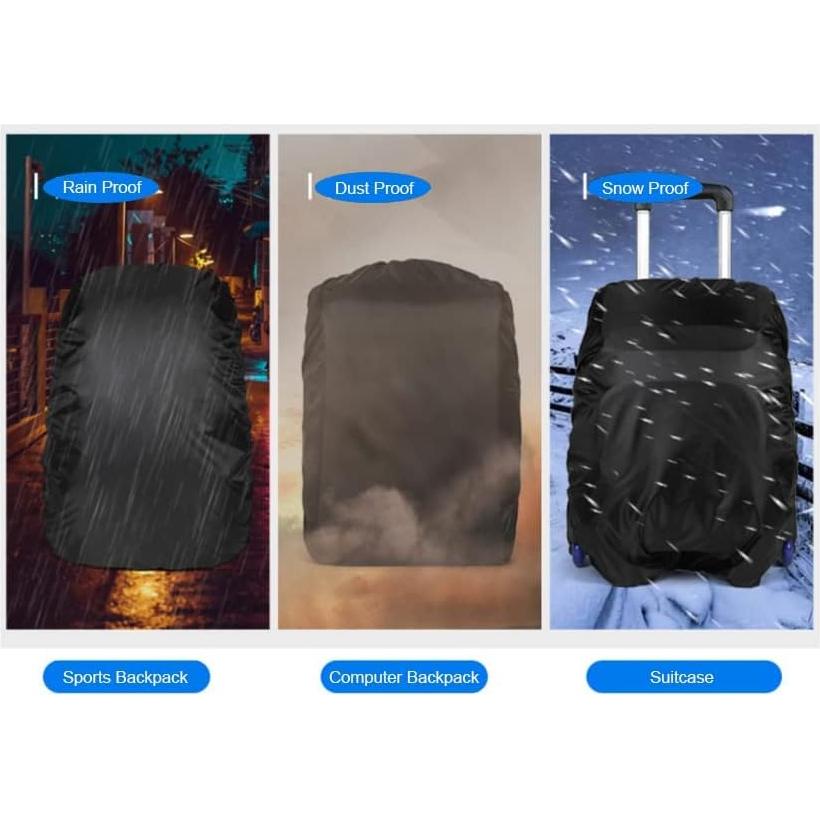 Cubierta de Lluvia JSAHAH para Portaequipajes de Bicicleta 35L