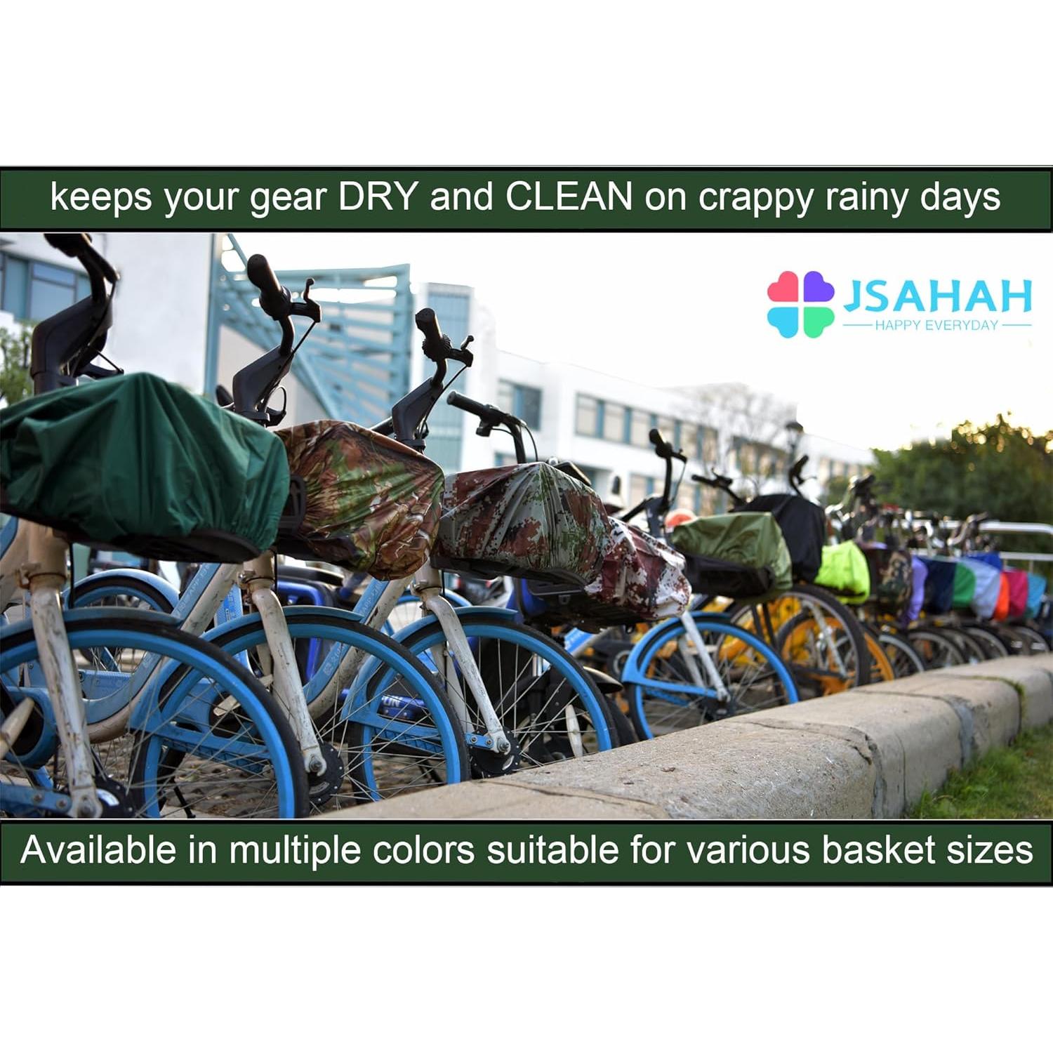 Cubierta de Lluvia JSAHAH para Portaequipajes de Bicicleta 35L