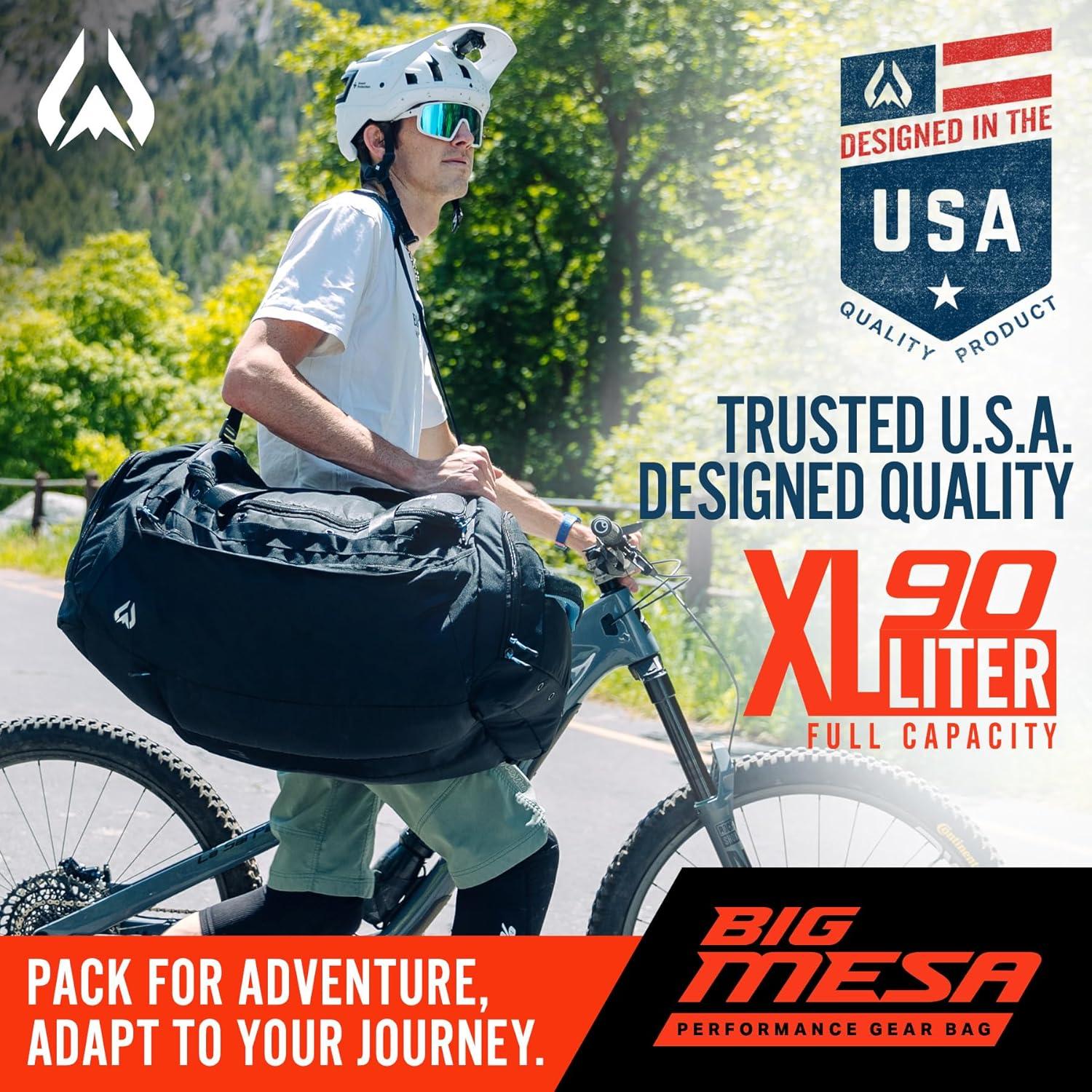 Bolsa Duffel Wildhorn Big Mesa 90L Impermeable para MTB