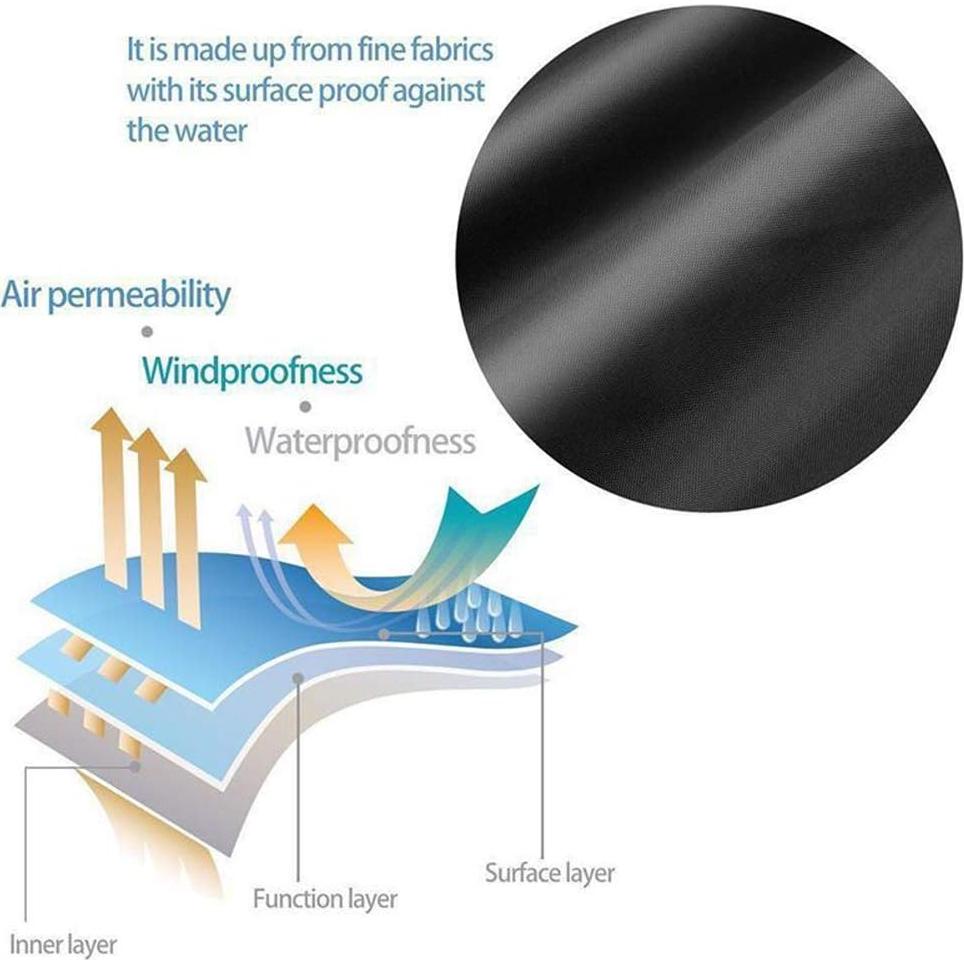 Funda Impermeable para Bicicleta Szblnsm XL 420D para 1 o 2 Bicicletas