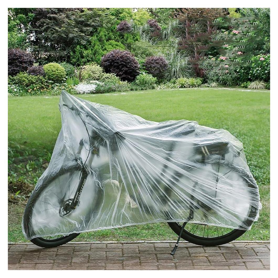 5 Fundas Desechables para Bicicleta Yhalyea - Protección Lluvia