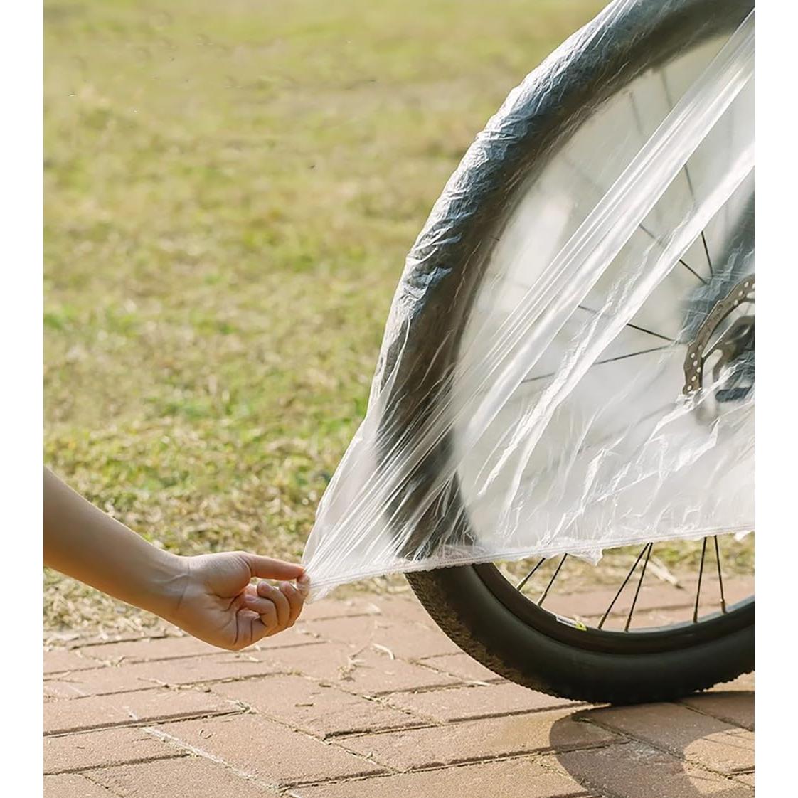 5 Fundas Desechables para Bicicleta Yhalyea - Protección Lluvia