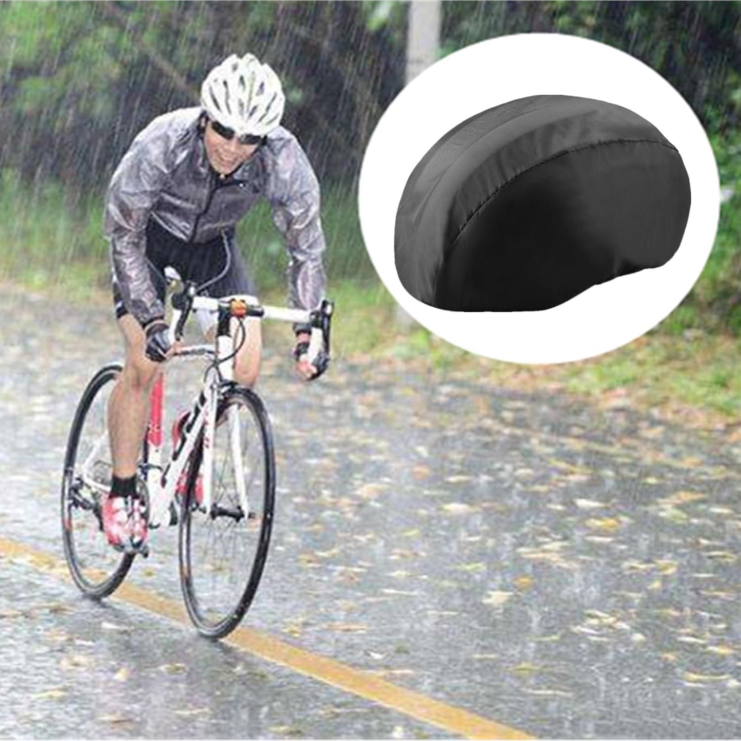 Cubierta de Casco de Bicicleta Impermeable JiathreeJ 2 Pcs