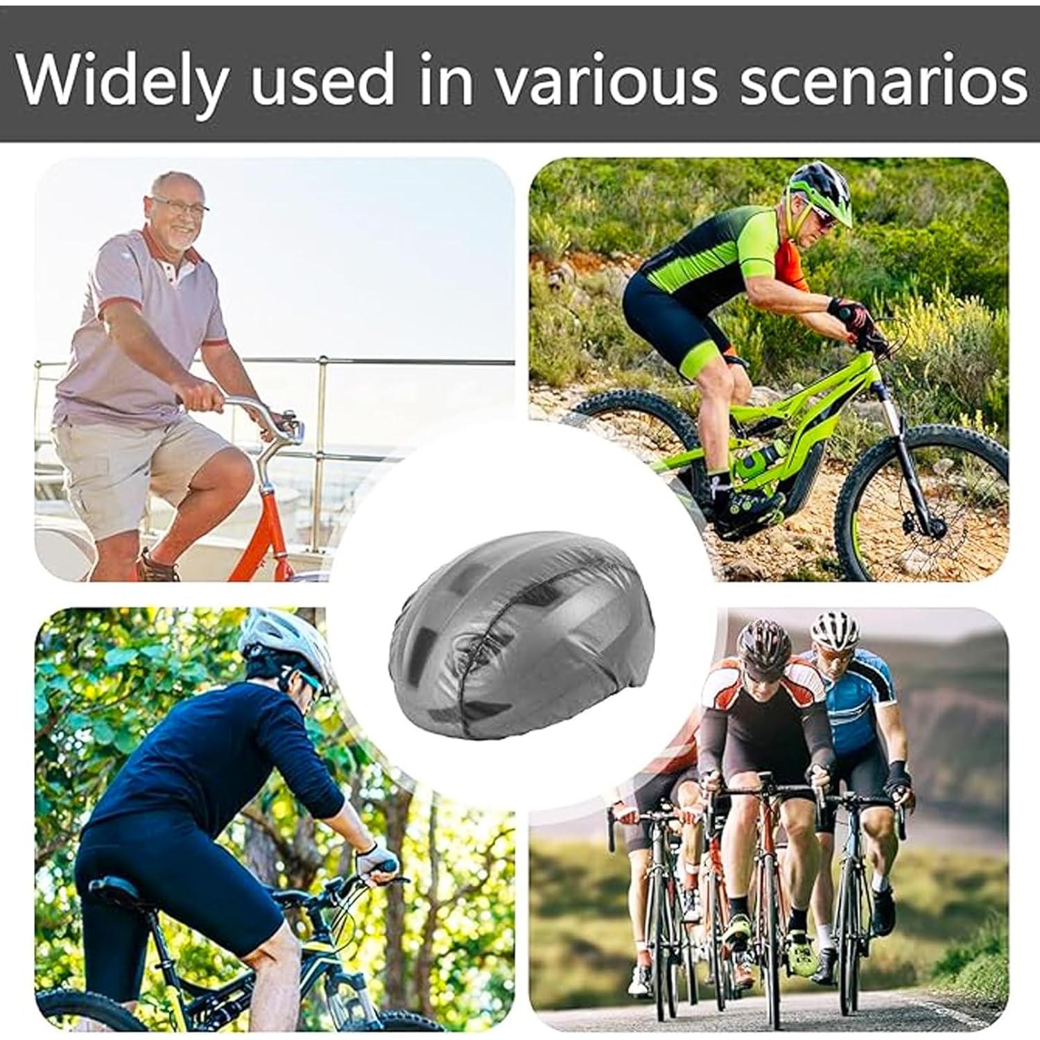 Cubierta Impermeable para Casco de Ciclismo CHENSHUO Gris
