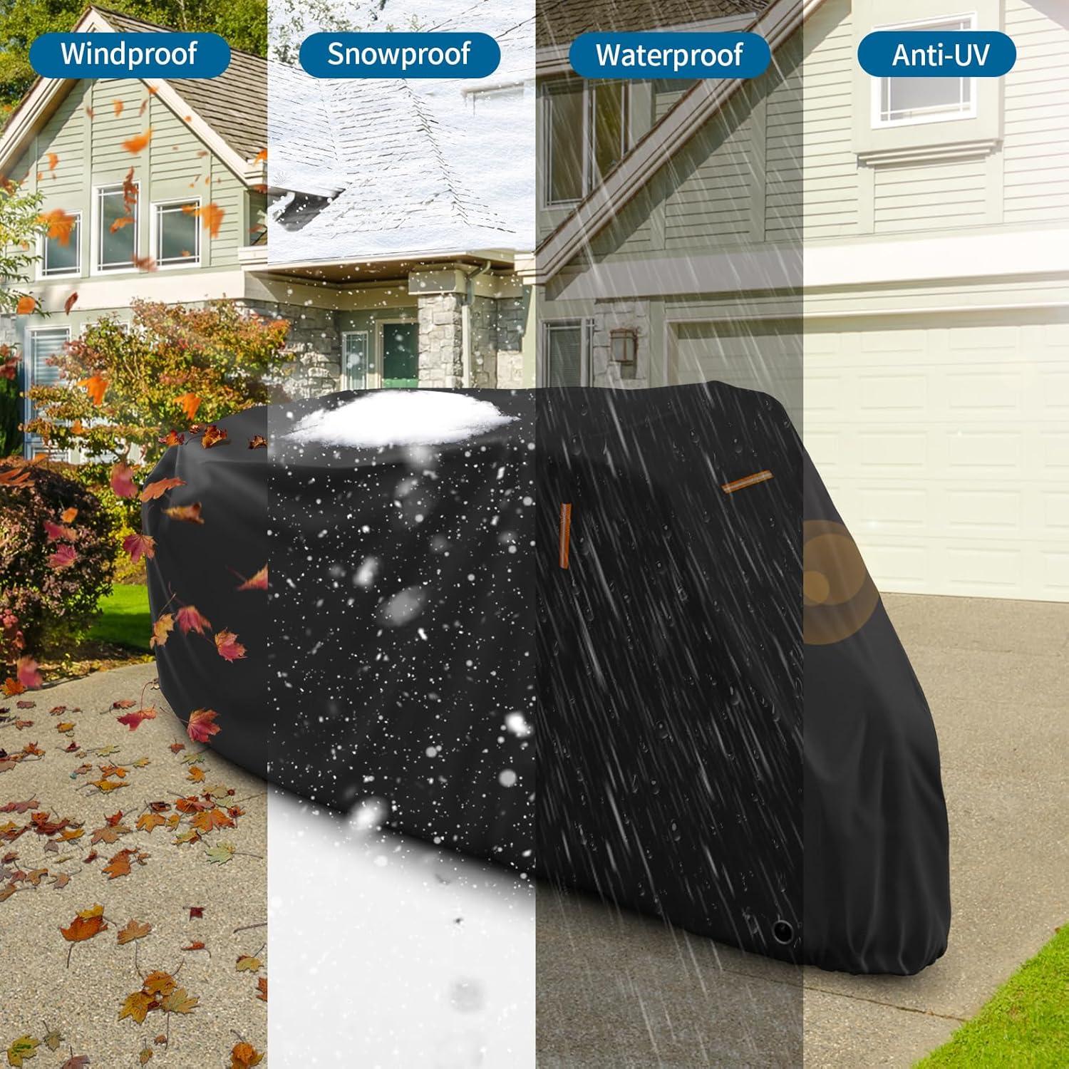 Cubierta de Bicicleta AKEfit Impermeable L para 1 Bicicleta