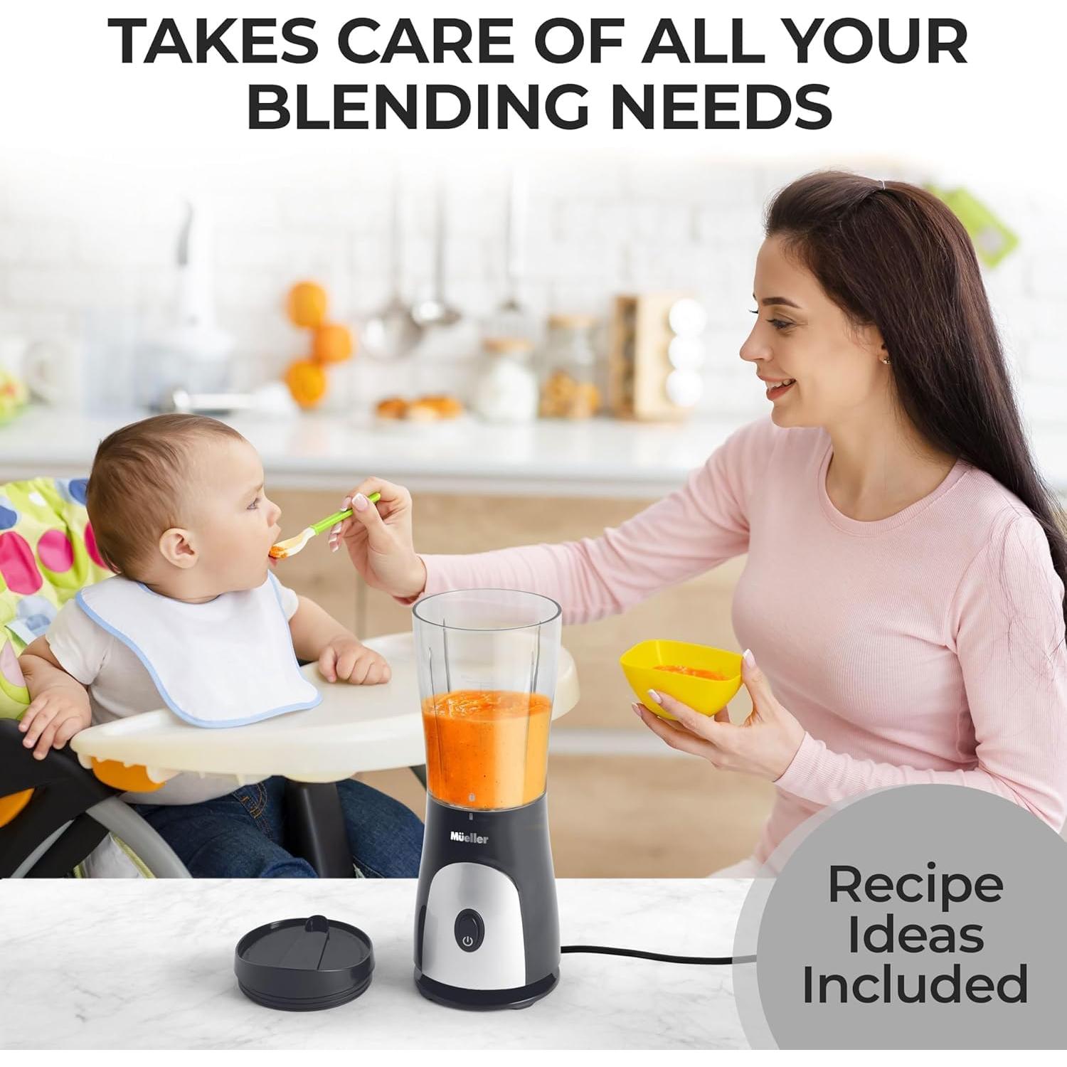 Mezclador de Batidos Mueller PB-2200 Gris 0.89kg 15oz Portátil