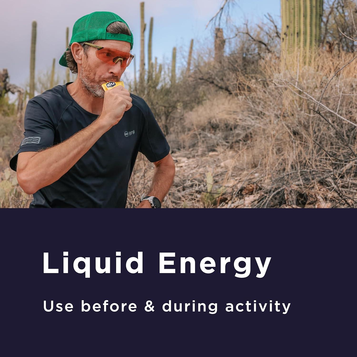 Gel Energético Líquido GU Vegano 12 Unidades Sabores Variados