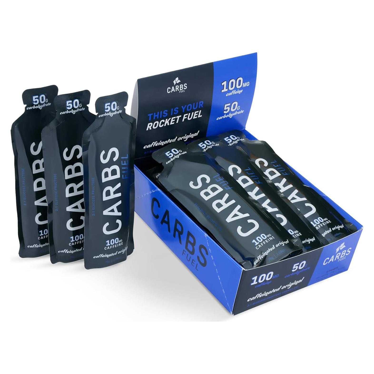 Gel Energético Vegano Carbs Fuel 50g 12-Pack Sin Gluten