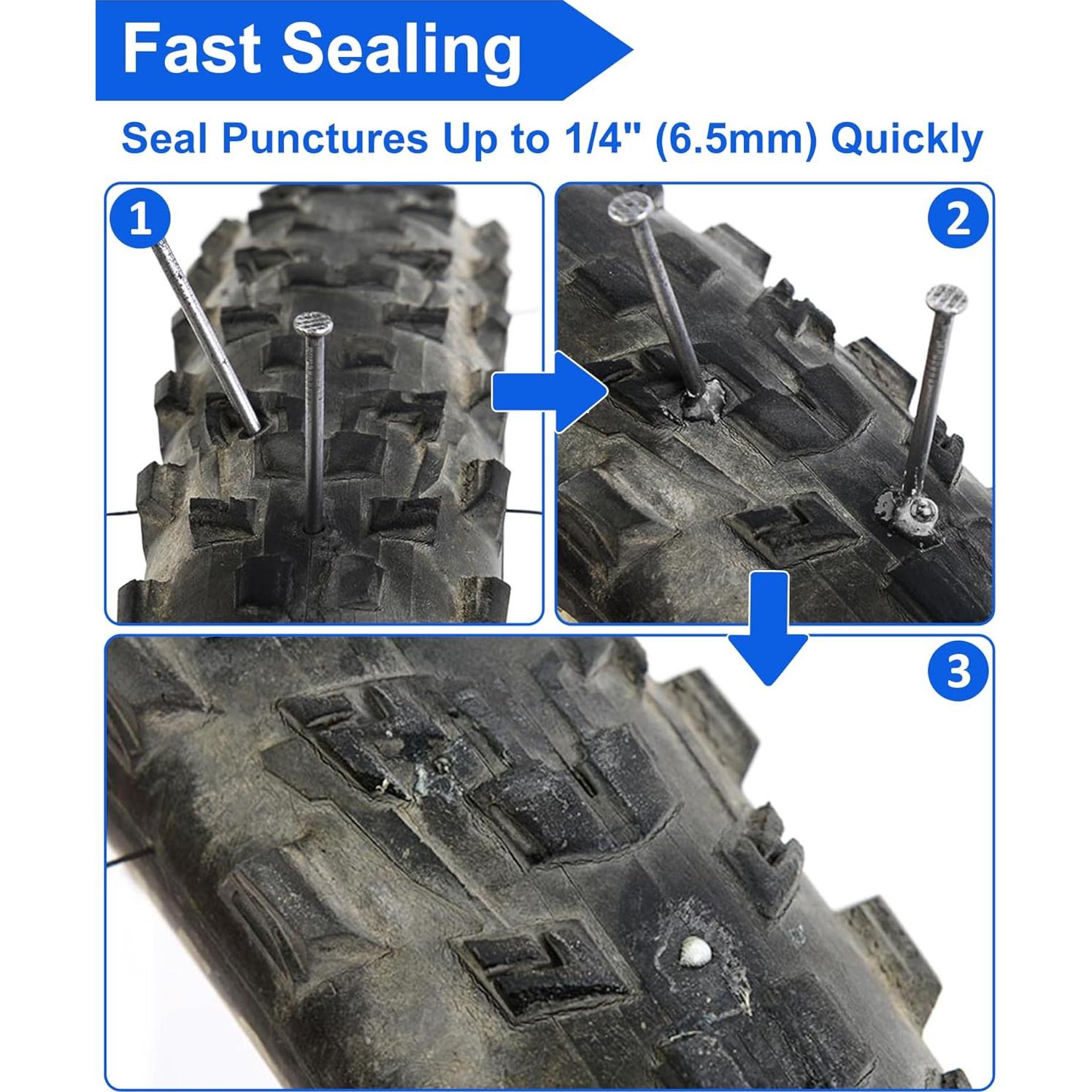 Sellador de Neumáticos Tubeless Beanewone 3x60ml para MTB
