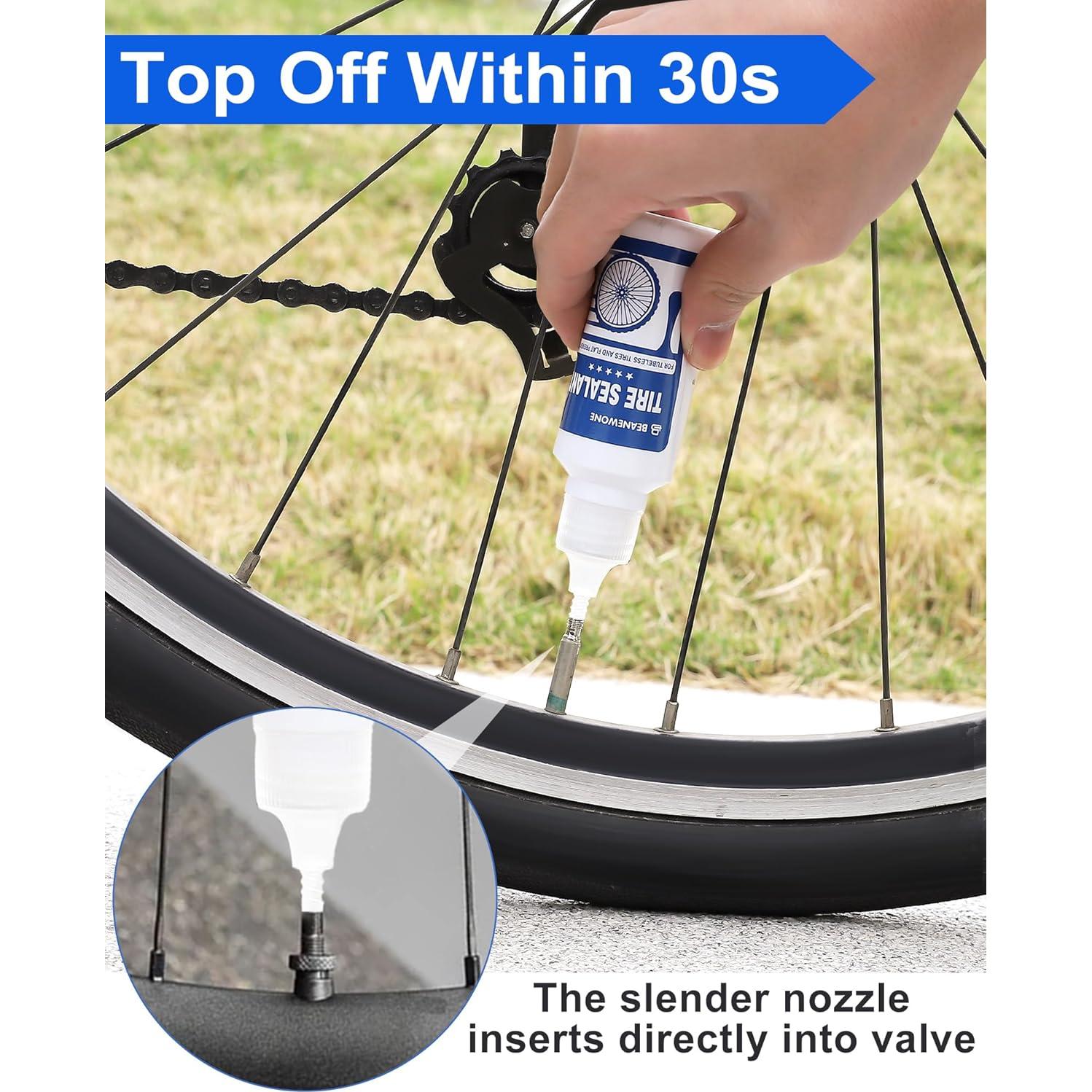 Sellador de Neumáticos Tubeless Beanewone 3x60ml para MTB