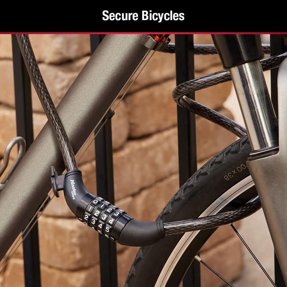 Candado de bicicleta Master Lock 8370D 1.5m combinación personalizable