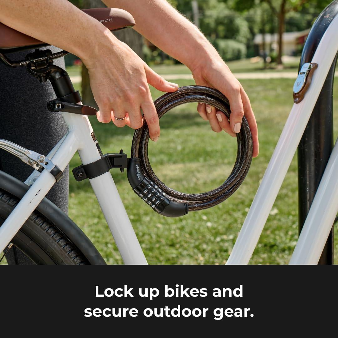 Candado de bicicleta Master Lock 8370D 1.5m combinación personalizable