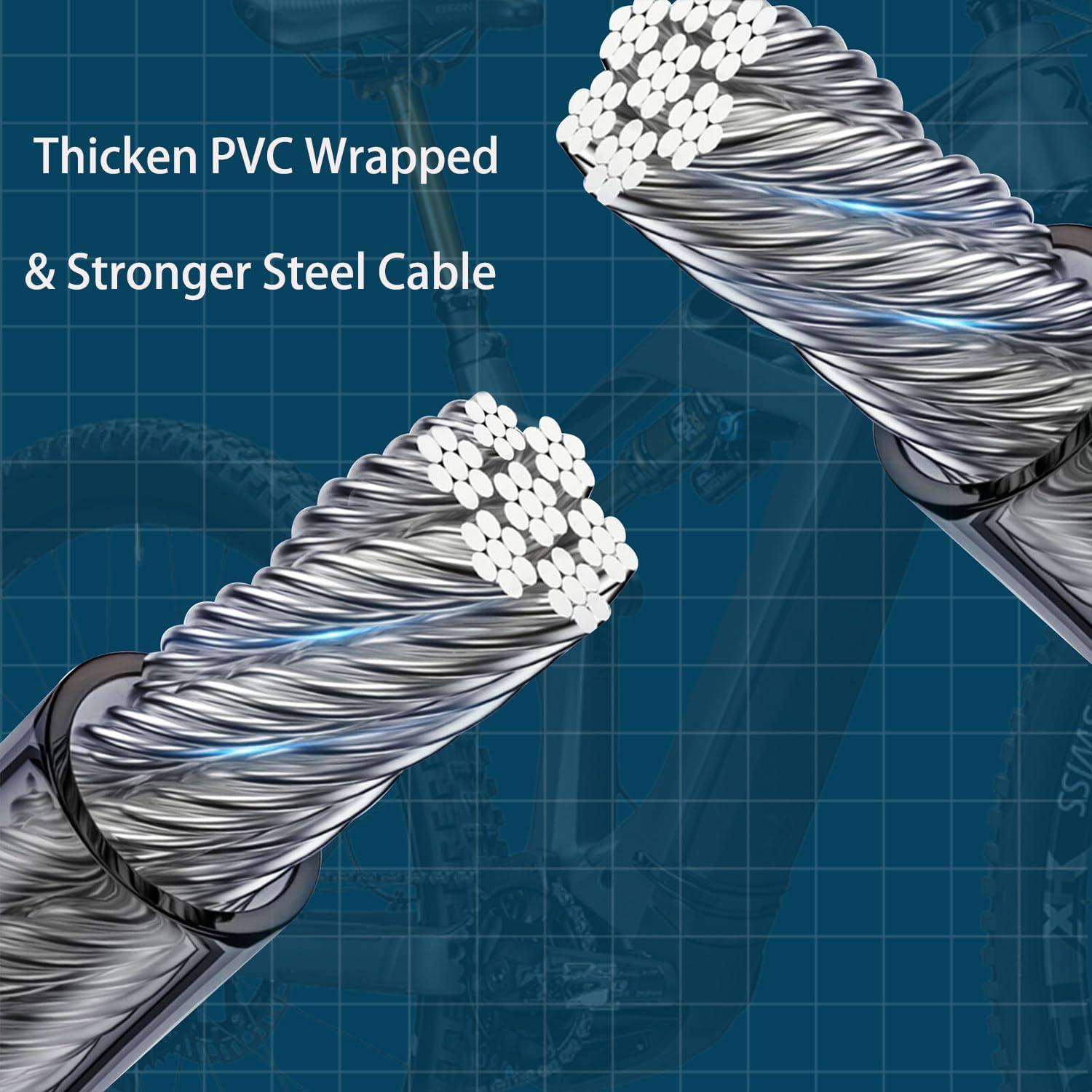 Candado de Cable para Bicicleta Suyncyi CS010 1M 4 Dígitos