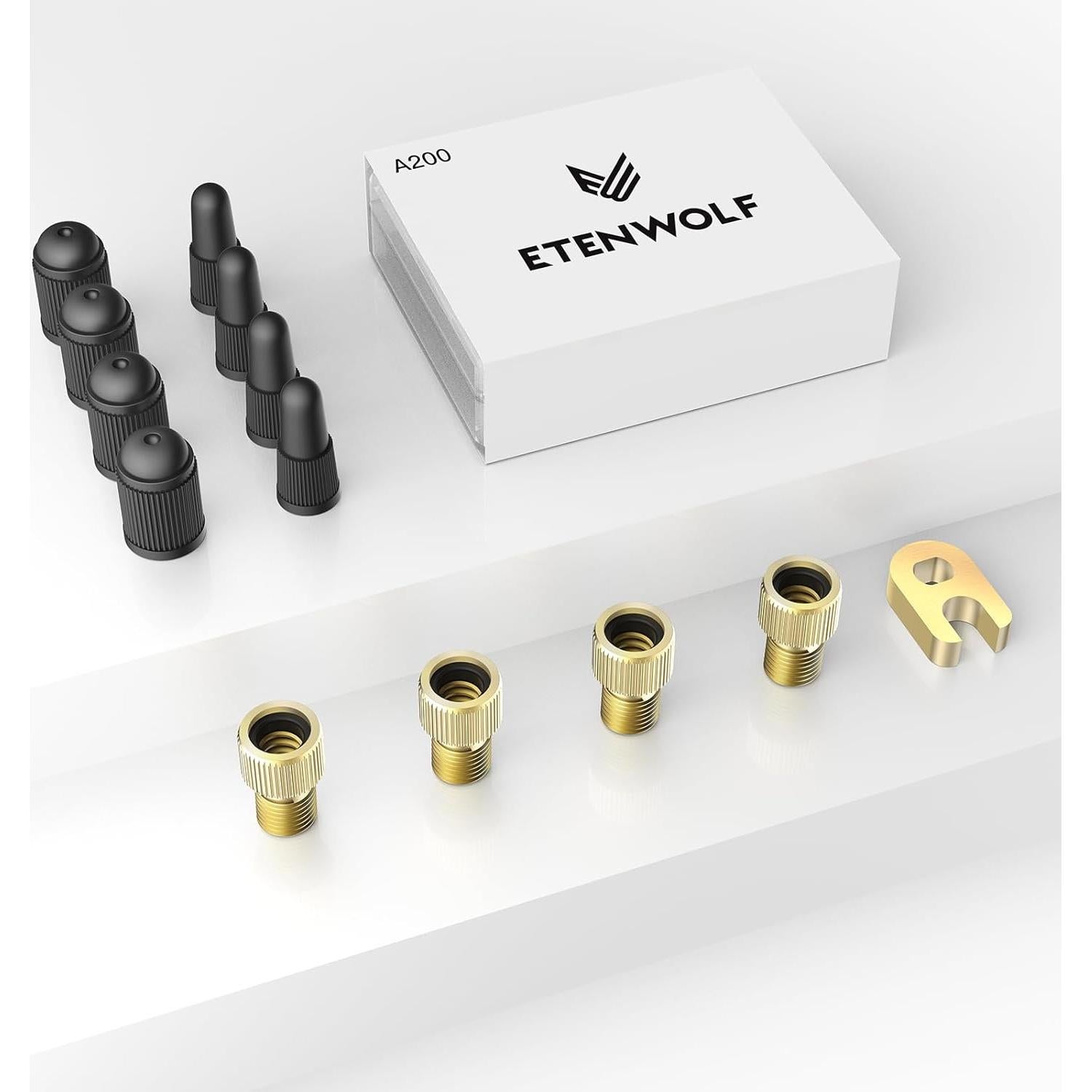 Adaptador de Válvula Presta a Schrader ETENWOLF A200 - Paquete de 4