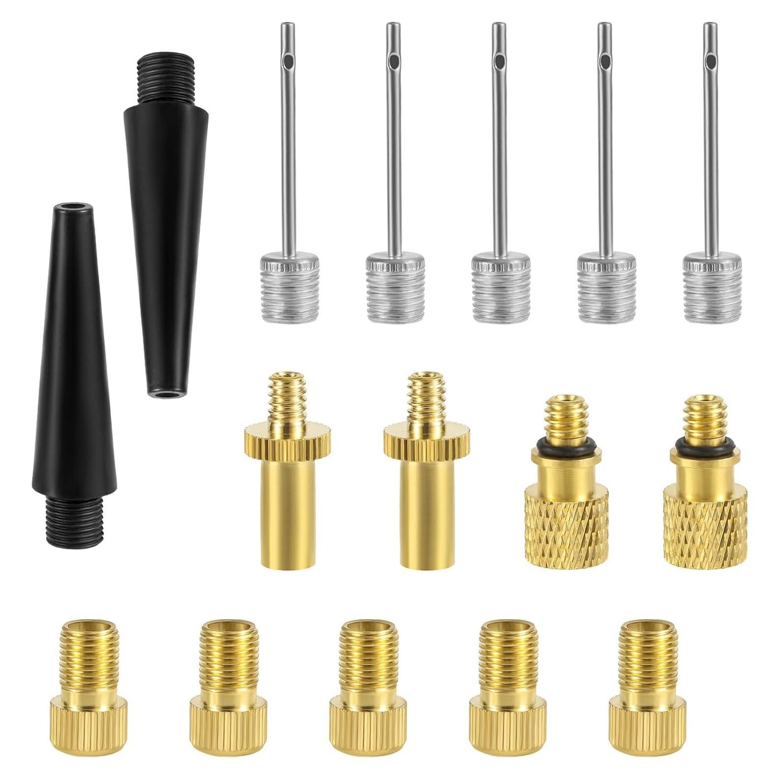 Juego de Adaptadores de Válvula de Bicicleta NQEUEPN 16 Piezas